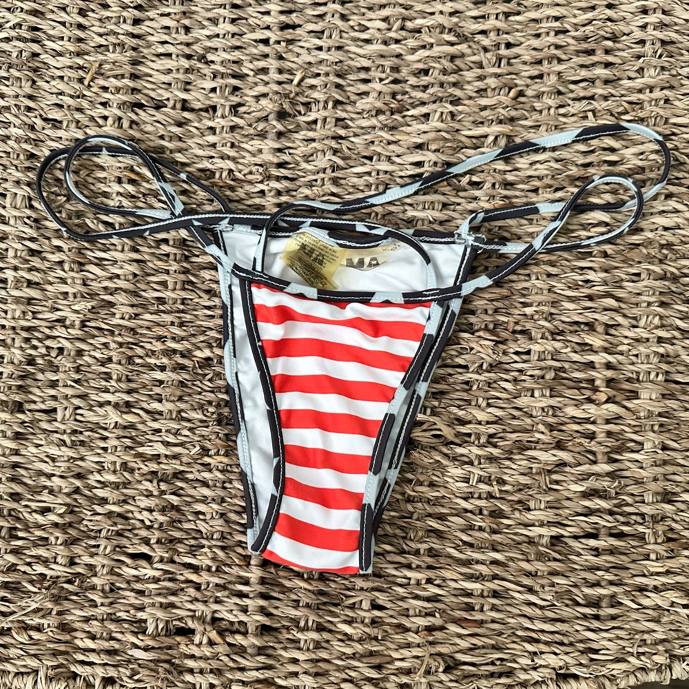 Minimale Animale American flag bikini bottoms